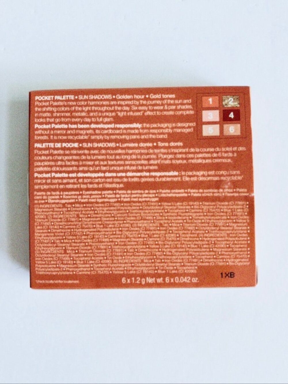Sephora Pocket Palette Sun Shadows Golden Hour 6 Eyeshadow Palette New Sealed - Picture 9 of 10